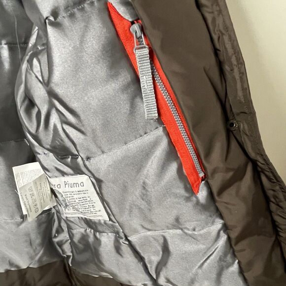 Compagnia Della Moda Brown Down Jacket Rabbit Fur Collar Women XS/S Alps Skiing - Picture 12 of 16